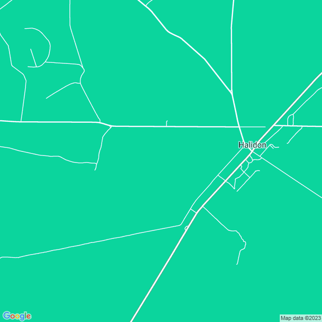 Map showing the location of Halidon CFS Station in Halidon, SA 5309