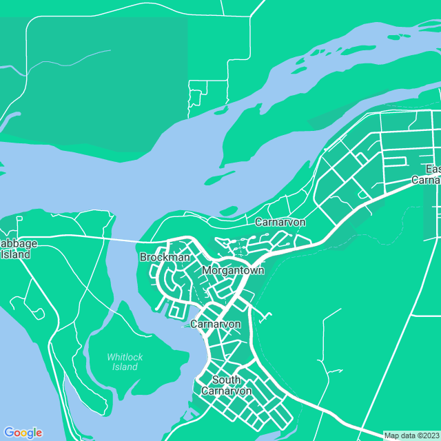 Map showing the location of The Bakery Plus in Morgantown, WA 6701