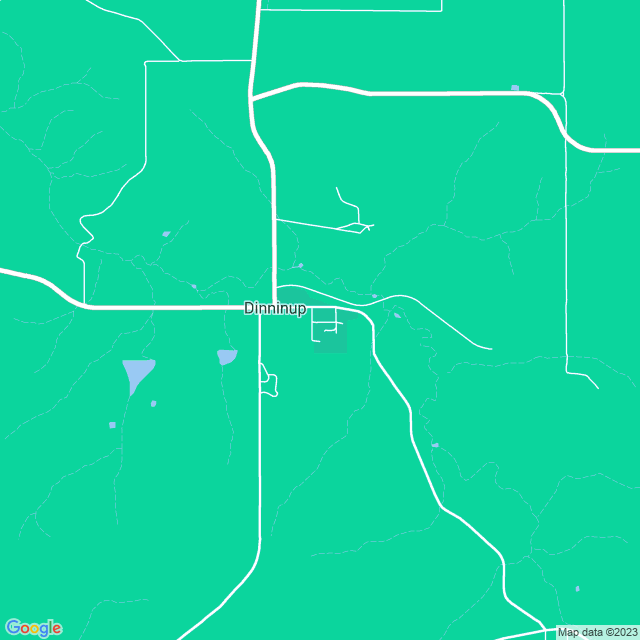 Map showing the location of Thompson K & D in Dinninup, WA 6244