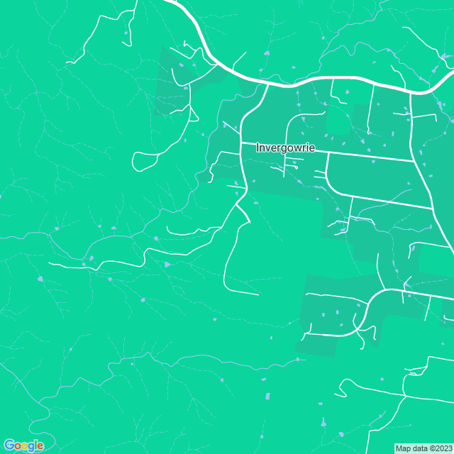 Map showing the location of Frazer in Invergowrie, NSW 2350