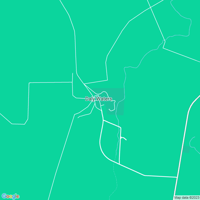 Map showing the location of Daly Waters Pub in Daly Waters, NT 852