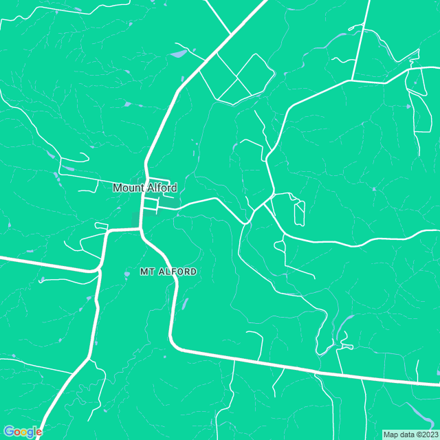 Map showing the location of Vanbery Cottage in Mount Alford, QLD 4310