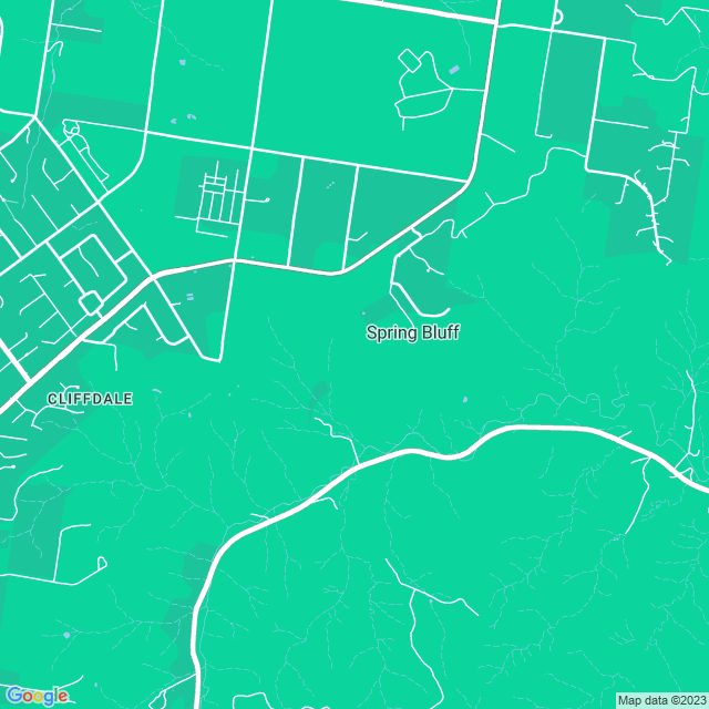 Map showing the location of Spring Bluff Coffee Garden in Spring Bluff, QLD 4352