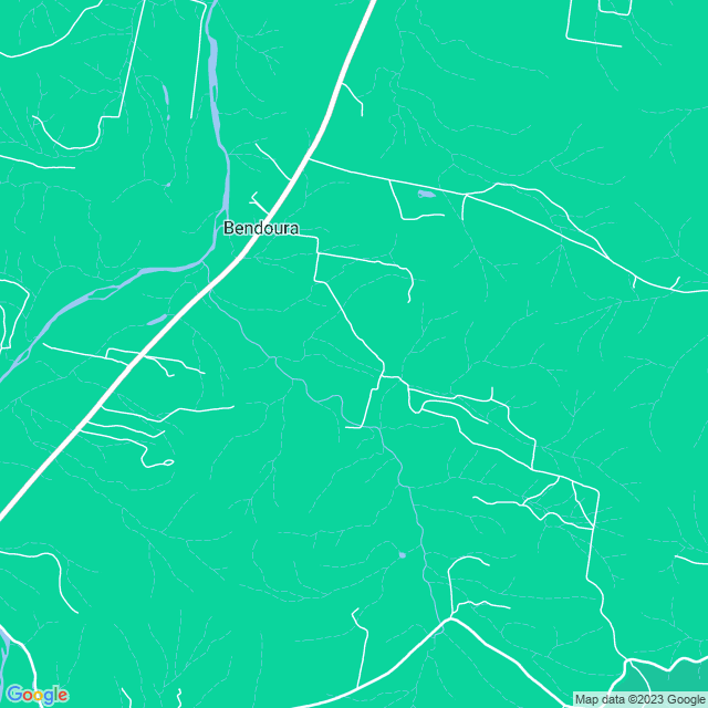 Map showing the location of Dragonfly Downs in Bendoura, NSW 2622