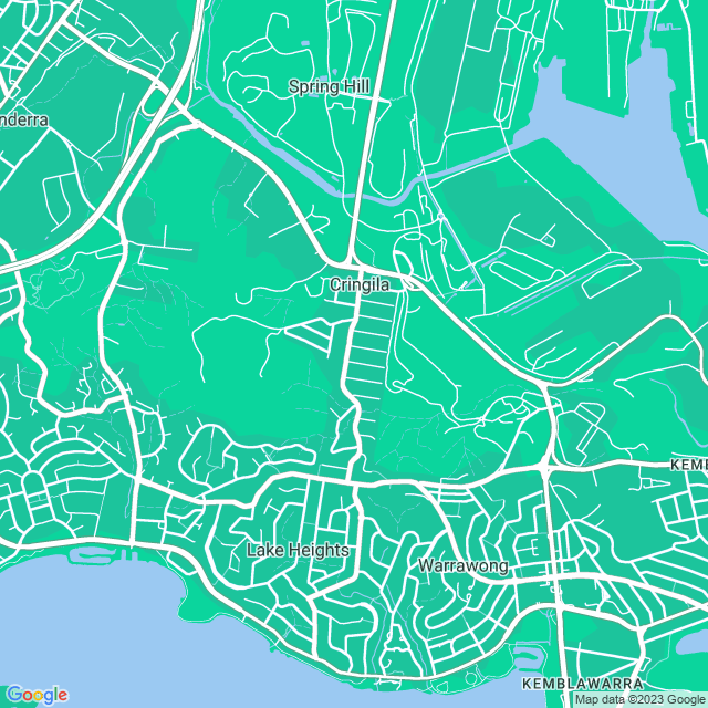 Map showing the location of Wighton Vicki in Cringila, NSW 2502