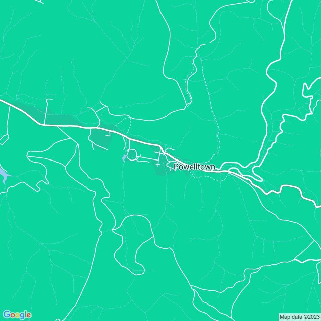 Map showing the location of Powelly Pub in Powelltown, VIC 3797