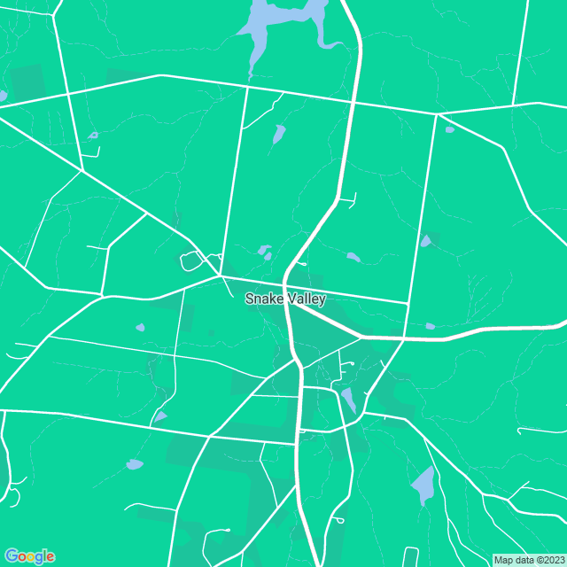 Map showing the location of Patchwork Park Equine Services in Snake Valley, VIC 3351