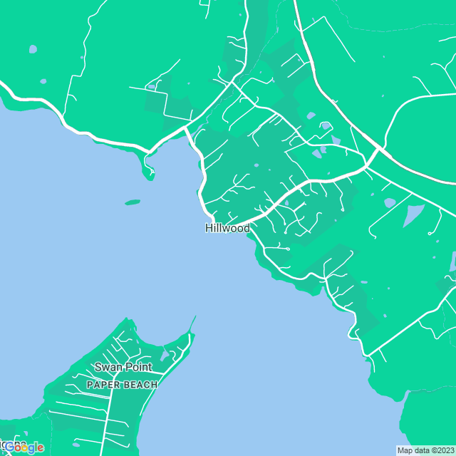 Map showing the location of Cassidy in Hillwood, TAS 7252