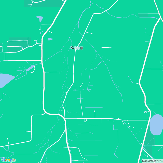 Map showing the location of Scott N L & S J in Kalgup, WA 6280