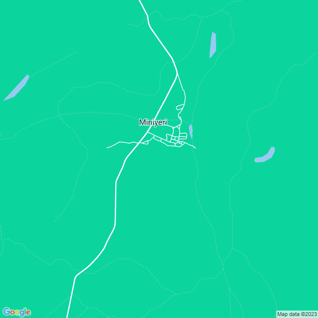 Map showing the location of Minyerri School in Miniyeri, NT 852
