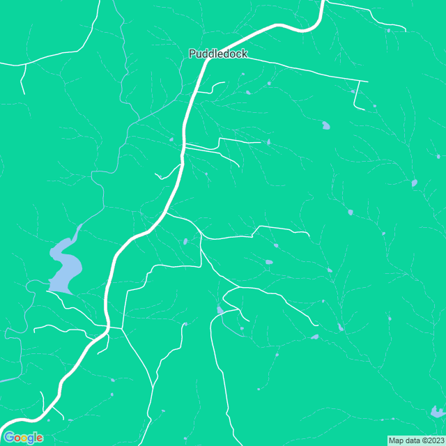 Map showing the location of possible 4 ML dam in Puddledock, NSW 2350