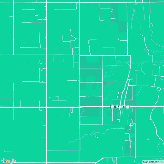Map showing the location of Hall W A & E B in Cookernup, WA 6220