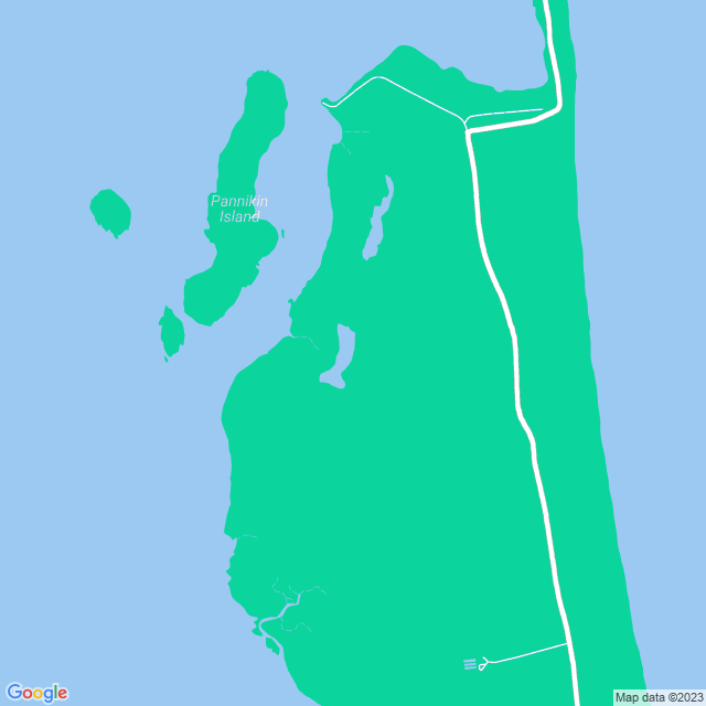 Map showing the location of Beagle MD in Inskip, QLD 4581