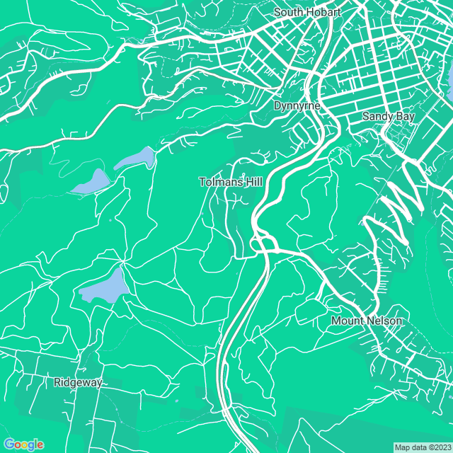 Map showing the location of iTV.com in Tolmans Hill, TAS 7007