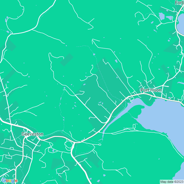 Map showing the location of P J & E M Engineering in Port Huon, TAS 7116