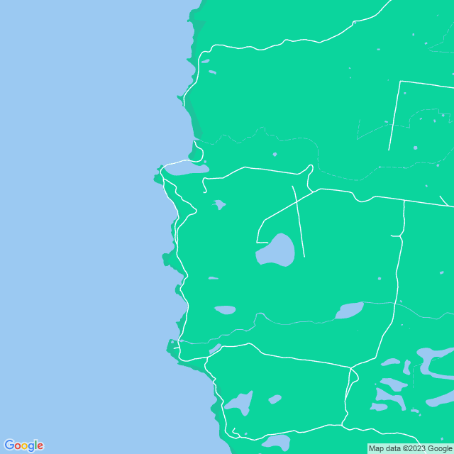 Map showing the location of Buttons By The Beach in Bungaree, TAS 7256
