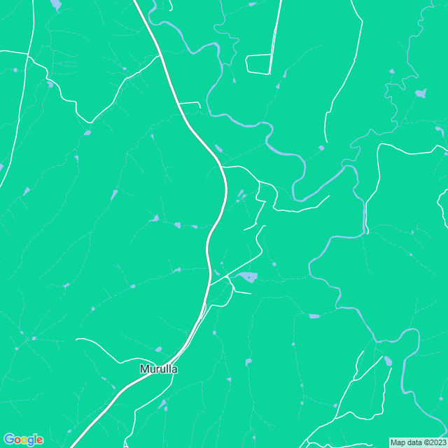 Map showing the location of Burning Mountain in Murulla, NSW 2337