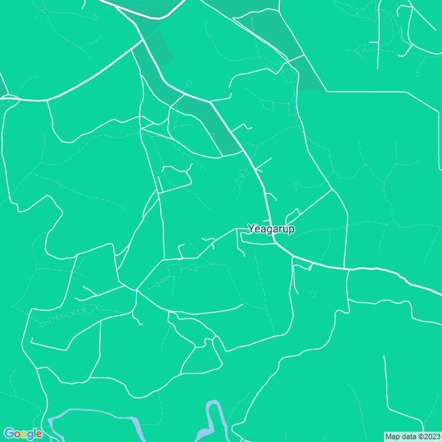 Map showing the location of Treenridge in Yeagarup, WA 6260