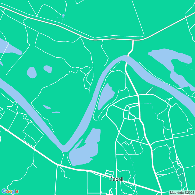 Map showing the location of Claxton playground in Cadell Lagoon, SA 5321