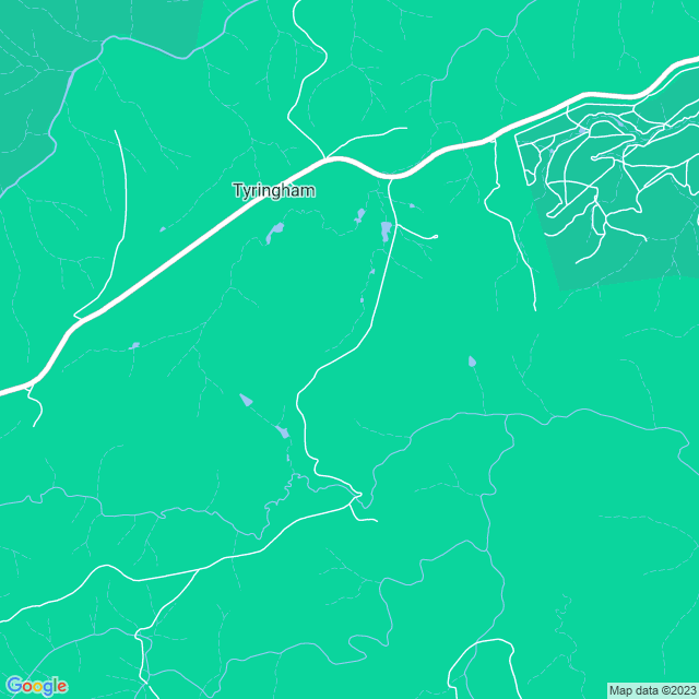 Map showing the location of Freeman J W in Tyringham, NSW 2453