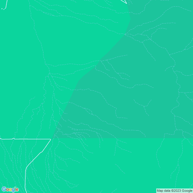 Map showing the location of Aroona Hut in Flinders Ranges, SA 5434
