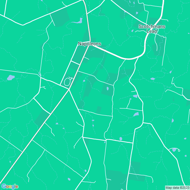 Map showing the location of Risk Constructions in Napoleons, VIC 3352