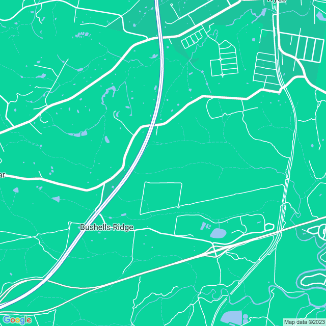 Map showing the location of Fulton Hogan in Bushells Ridge, NSW 2259