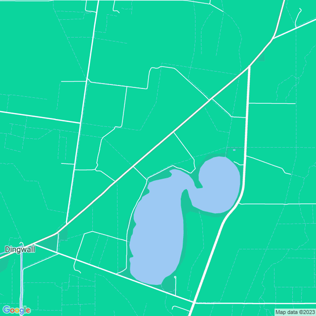 Map showing the location of Zausa B in Dingwall, VIC 3579