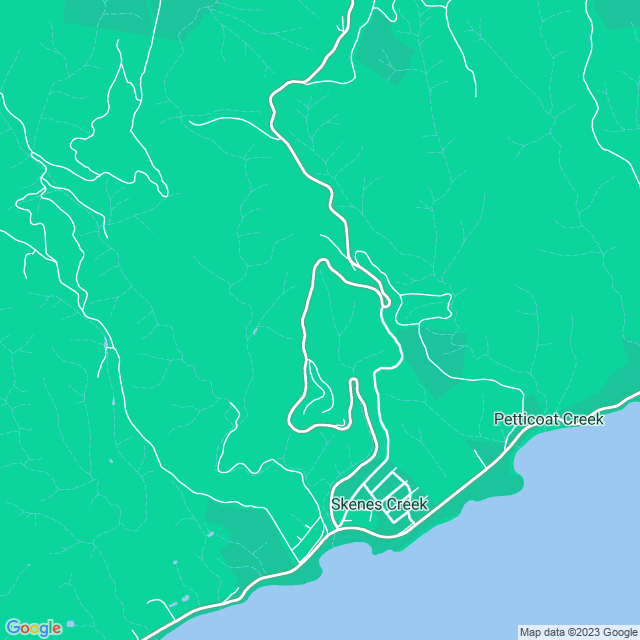 Map showing the location of Apollo Bay Accommodation in Skenes Creek, VIC 3233