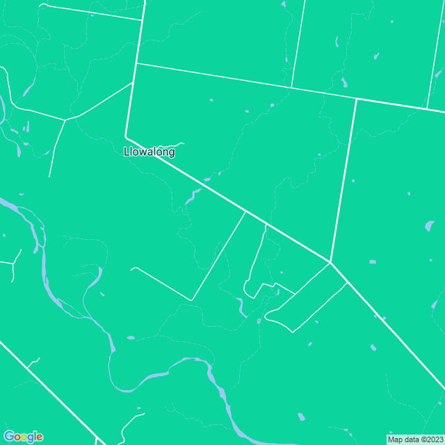 Map showing the location of Kerryvale in Llowalong, VIC 3862