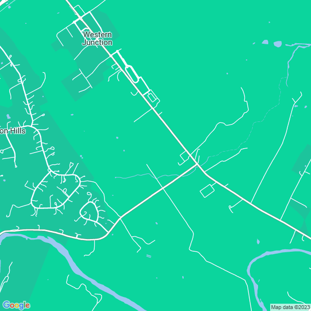 Map showing the location of Airservices in Western Junction, TAS 7212
