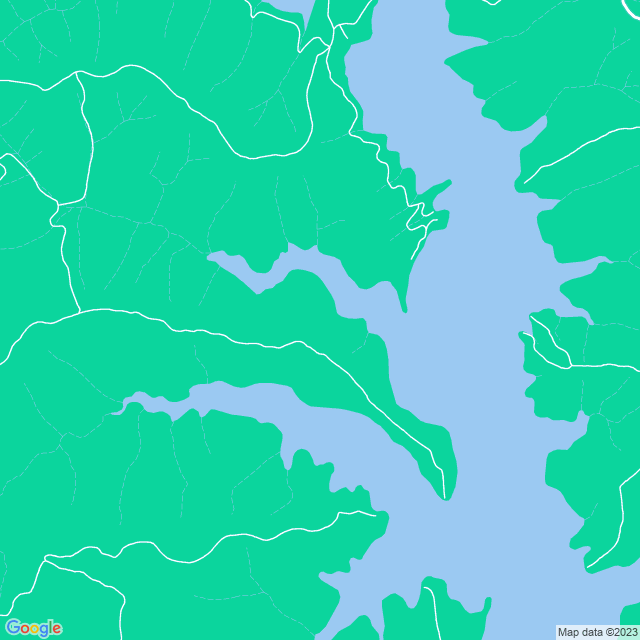 Map showing the location of Meringtons Campground in Thomson, VIC 3825