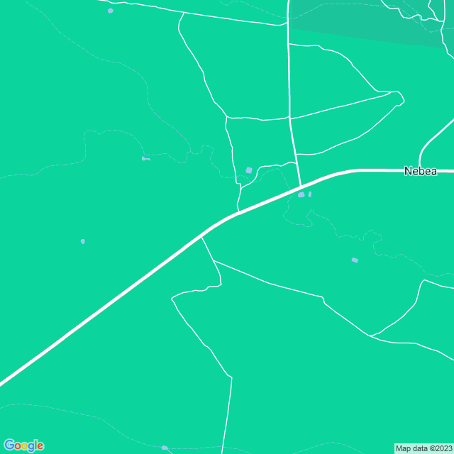Map showing the location of Ferndale in Nebea, NSW 2829