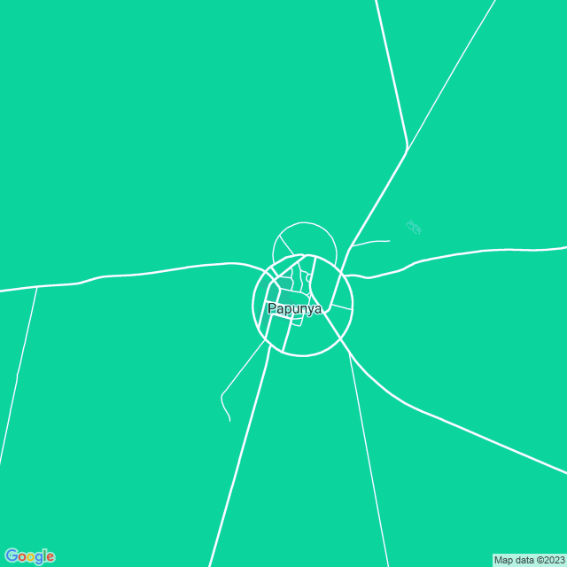 Map showing the location of Papunya School in Papunya, NT 872