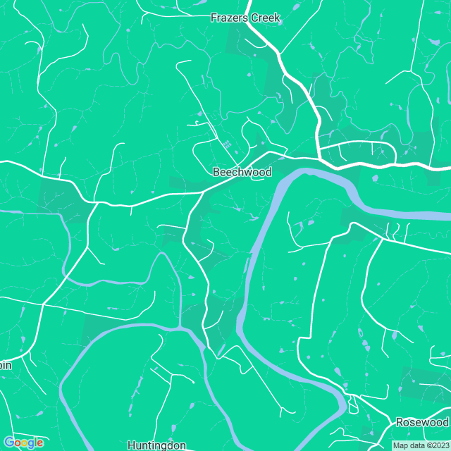 Map showing the location of BOOSH in Beechwood, NSW 2446