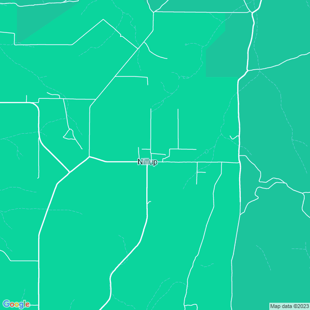 Map showing the location of Cusack P T & B A in Nillup, WA 6288