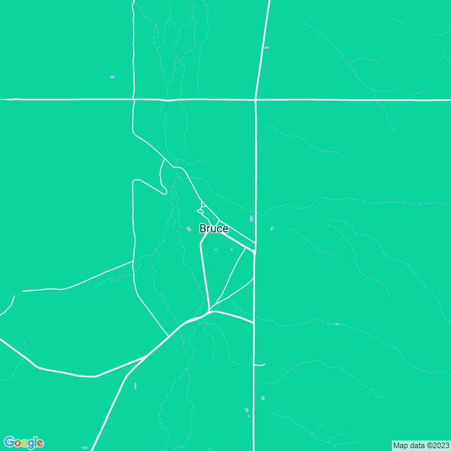 Map showing the location of Woolshed Flat Railway Bridge in Bruce, SA 5433