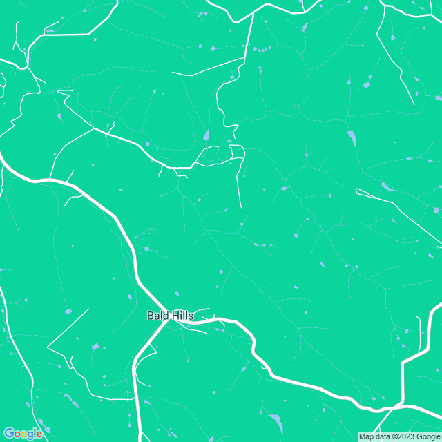 Map showing the location of Rainbow Farm in Bald Hills, SA 5203
