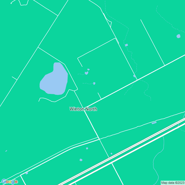 Map showing the location of Nesting Ground in Winton North, VIC 3673
