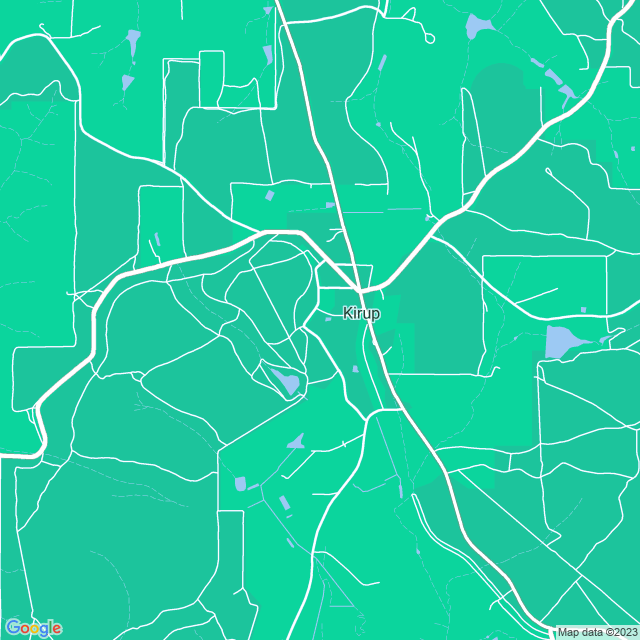 Map showing the location of Eagleview Orchard in Kirup, WA 6251