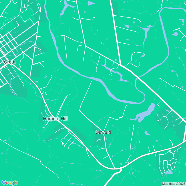Map showing the location of Willow Tree Pilates in Oswald, NSW 2321