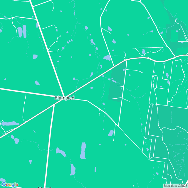 Map showing the location of A.C. Young Builders in Blampied, VIC 3364
