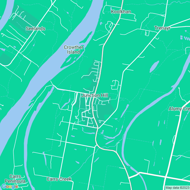 Map showing the location of Myson M E & J E in Junction Hill, NSW 2460