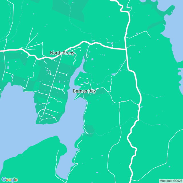 Map showing the location of Online Access Centres in Barnes Bay, TAS 7150
