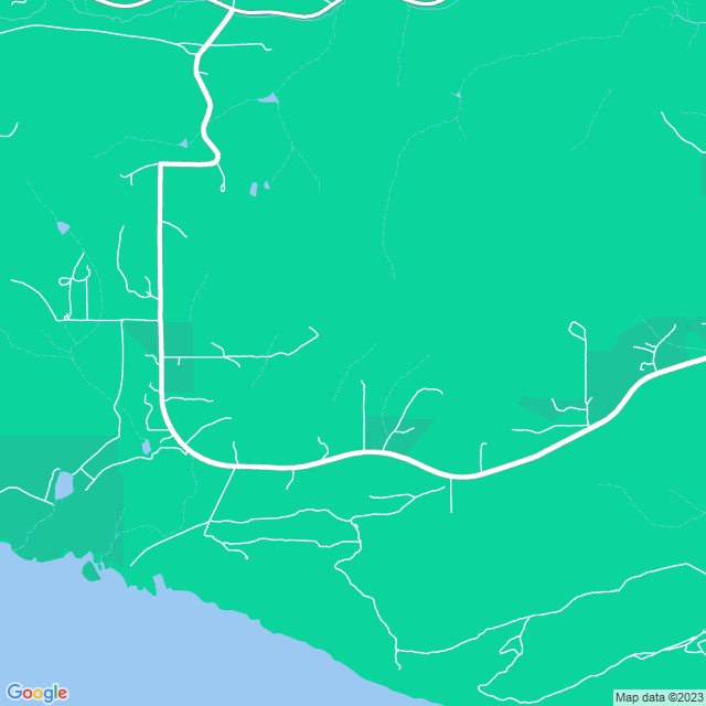 Map showing the location of Windrose Bed and Breakfast in Ocean Beach, WA 6333