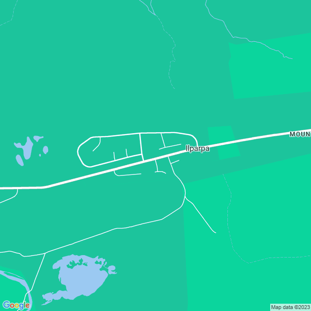 Map showing the location of Creature Comforts Pet Minding Services in Ilparpa, NT 873