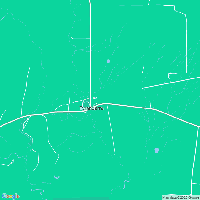 Map showing the location of Maybery D J in Tyrendarra, VIC 3285