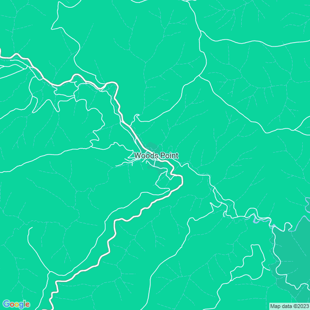 Map showing the location of Goulburn River Source in Woods Point, VIC 3723