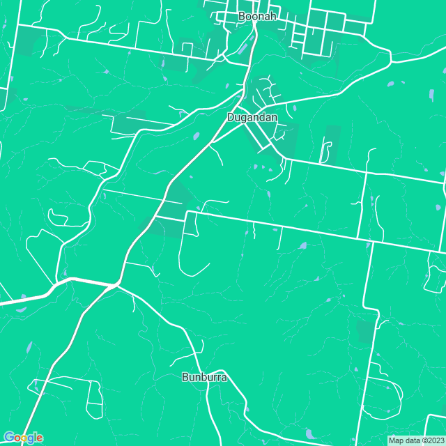 Map showing the location of Energex in Dugandan, QLD 4310