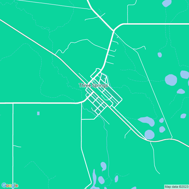 Map showing the location of Colegate B J in Three Springs, WA 6519